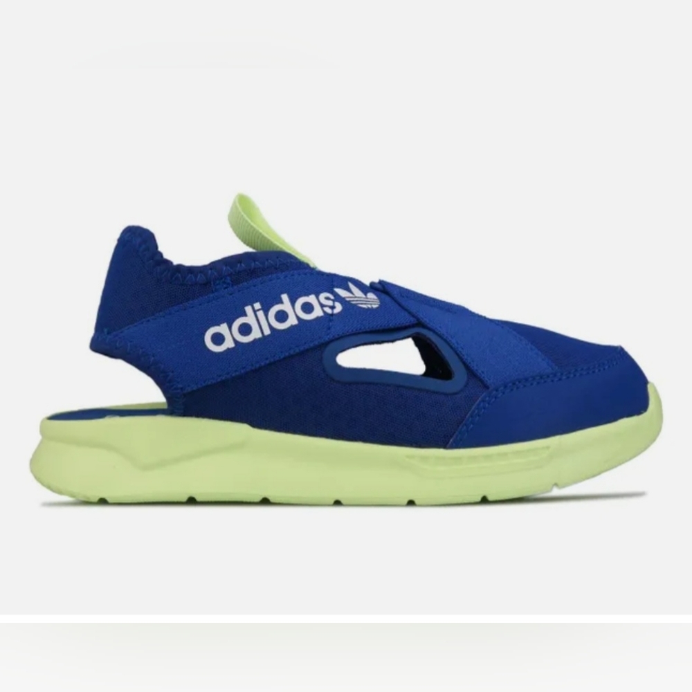 Adidas 360 Sandals Toddler Boys Royal Blue Lime Green Size 13.5 K